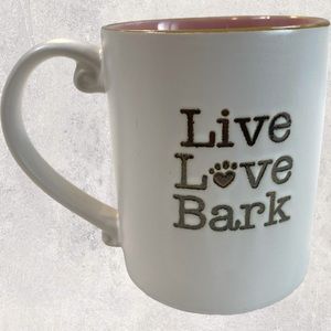Live, Love, Bark Coffee Mug / Cup